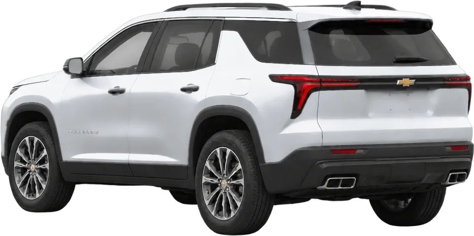 Chevrolet Traverse 2026 rear three-quarter view