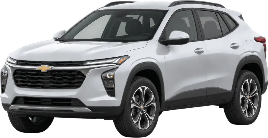 Chevrolet Trax 2026 front three-quarter view