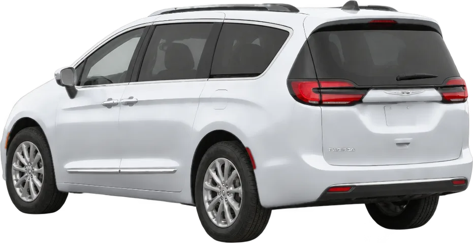 Chrysler Pacifica 2026 rear three-quarter view