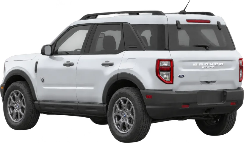 Ford Bronco Sport 2026 rear three-quarter view