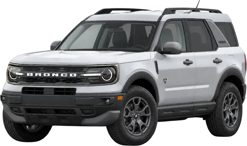 Ford Bronco 2026 front three-quarter view