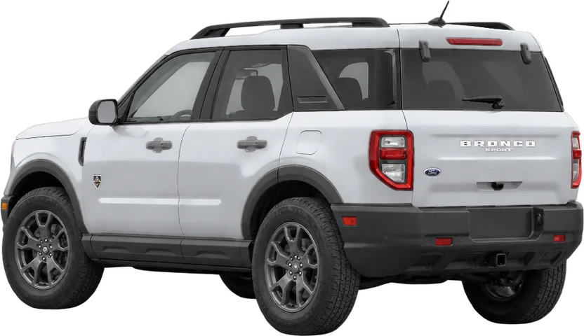 Ford Bronco 2026 rear three-quarter view