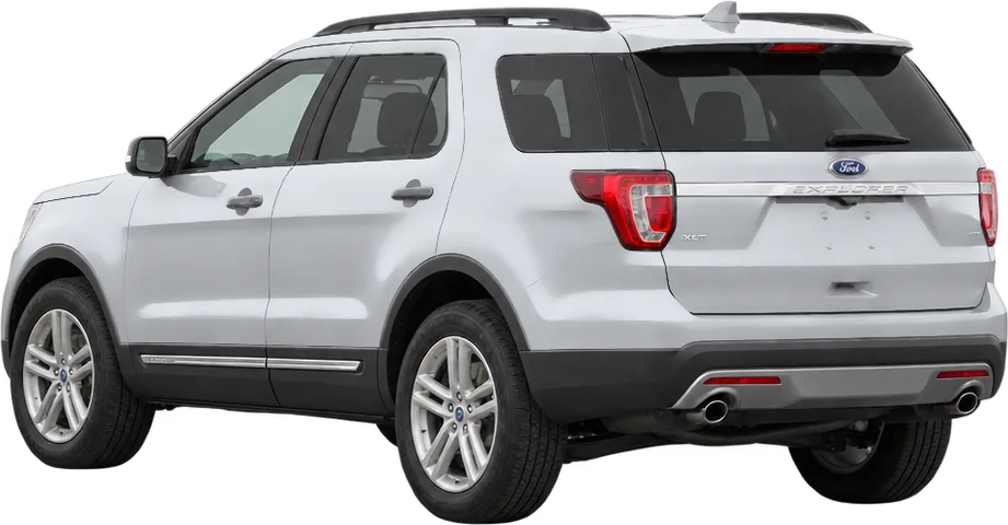 Ford Explorer 2019 rear three-quarter view
