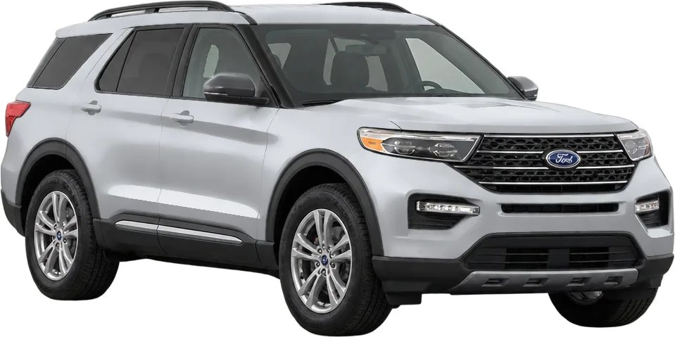 Ford Explorer 2026 front three-quarter view
