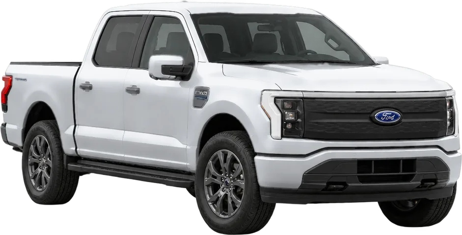 Ford F-150 Lightning 2025 front three-quarter view