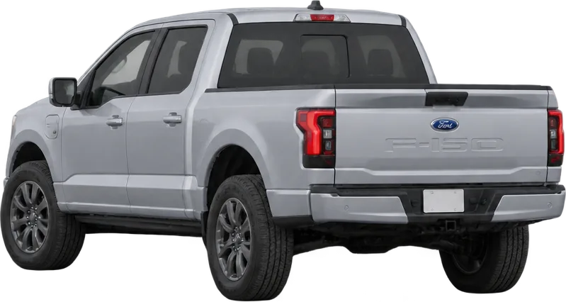 Ford F-150 Lightning 2025 rear three-quarter view