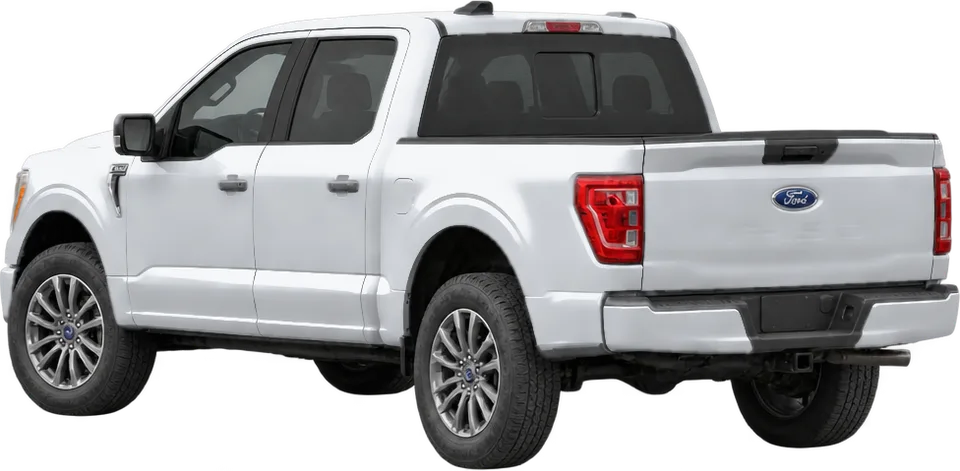 Ford F-150 2026 rear three-quarter view