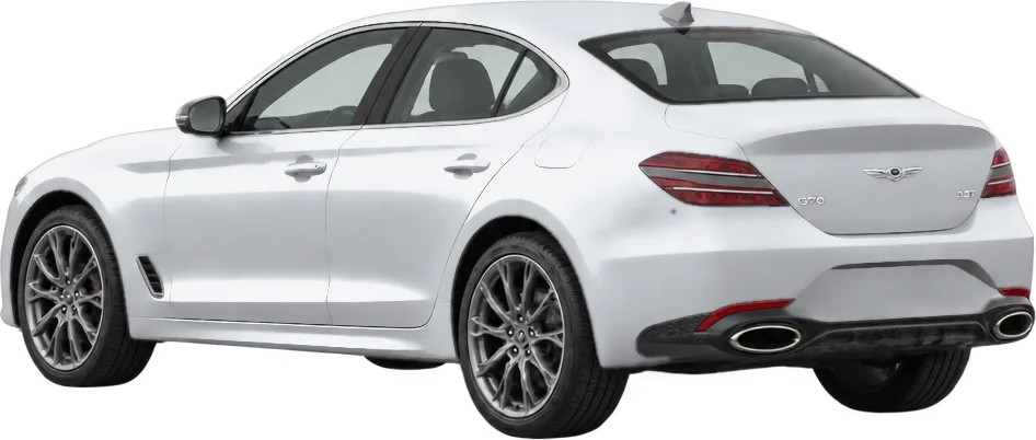 Genesis G70 2026 rear three-quarter view