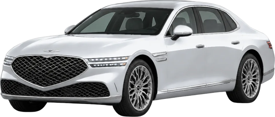 Genesis G90 2026 front three-quarter view