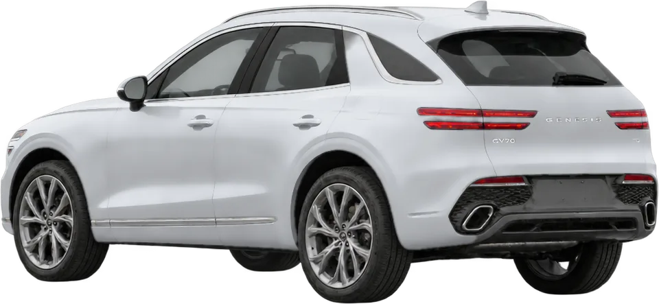 Genesis GV70 2026 rear three-quarter view