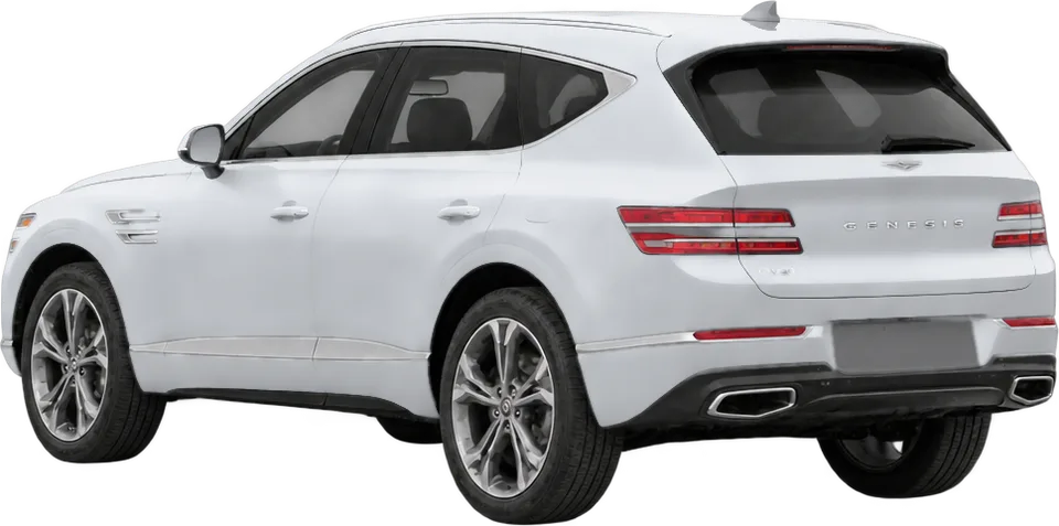 Genesis GV80 2026 rear three-quarter view