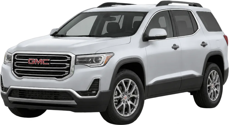 GMC Acadia 2023 front three-quarter view
