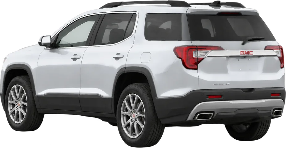 GMC Acadia 2023 rear three-quarter view