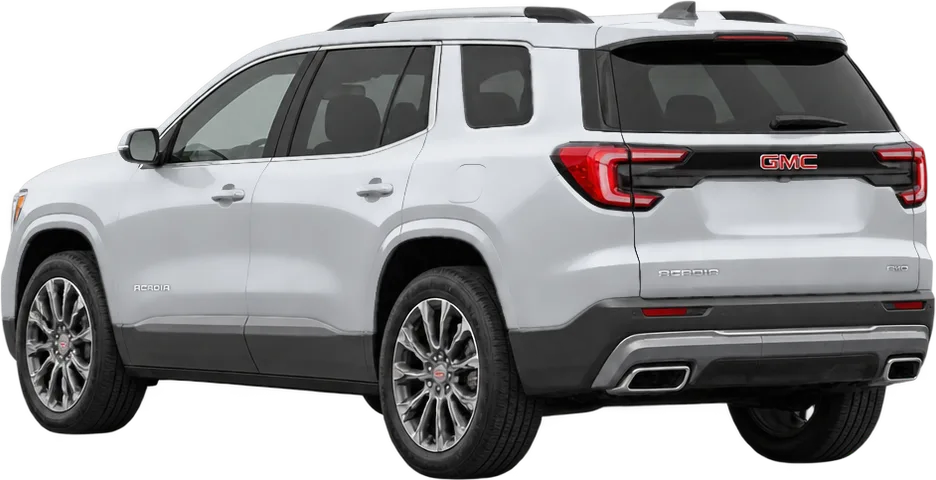 GMC Acadia 2026 rear three-quarter view