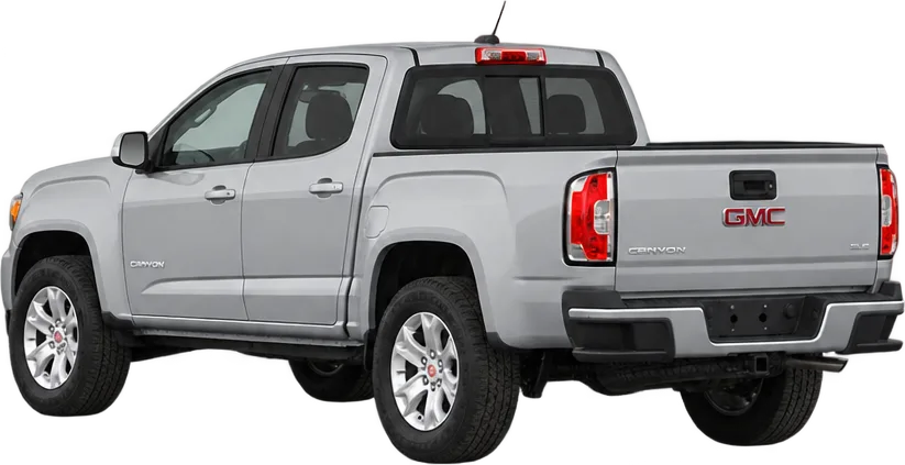 GMC Canyon 2019 rear three-quarter view