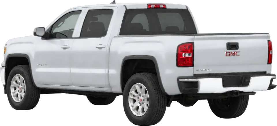 GMC Sierra 2018 rear three-quarter view