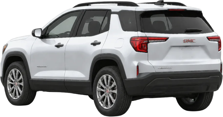 GMC Terrain 2026 rear three-quarter view