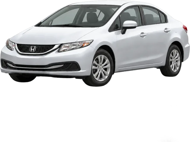 Honda Civic 2015 front three-quarter view