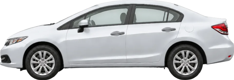 Honda Civic 2015 side view