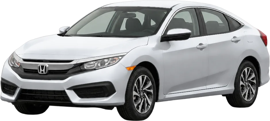 Honda Civic 2021 front three-quarter view