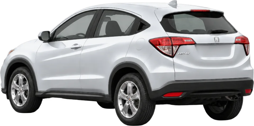 Honda HR-V 2022 rear three-quarter view