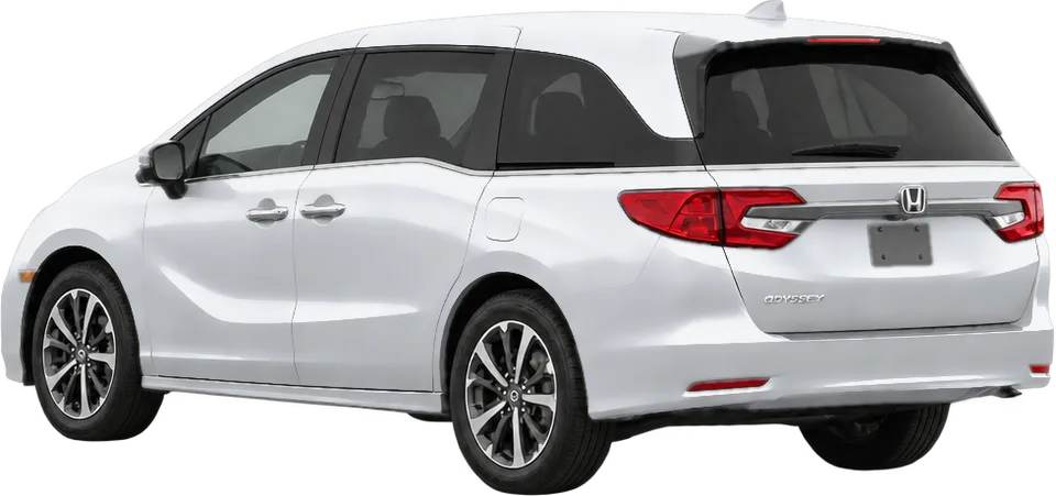 Honda Odyssey 2026 rear three-quarter view
