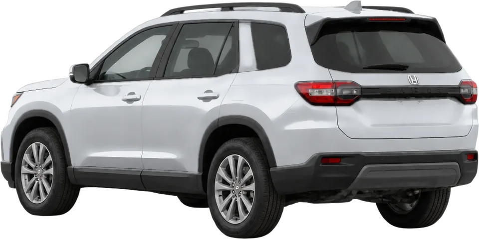 Honda Pilot 2026 rear three-quarter view