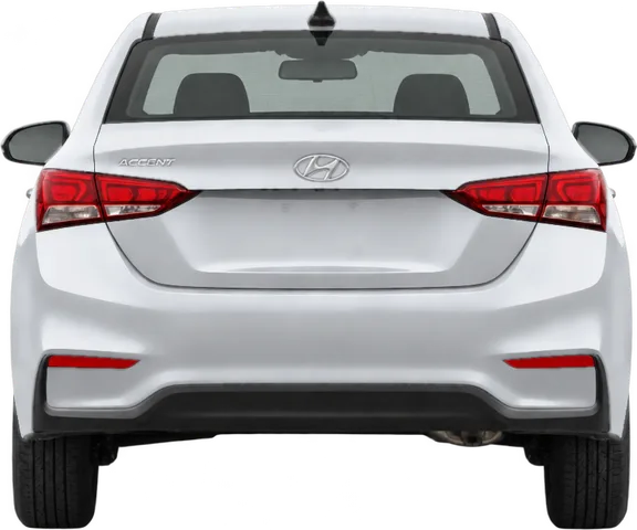 Hyundai Accent 2022 rear view