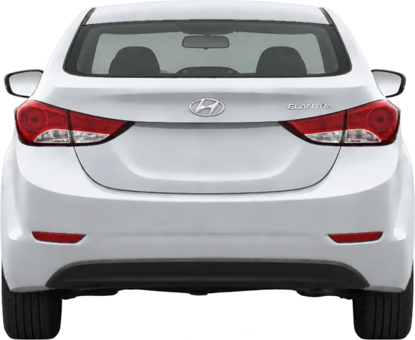 Hyundai Elantra 2016 rear view