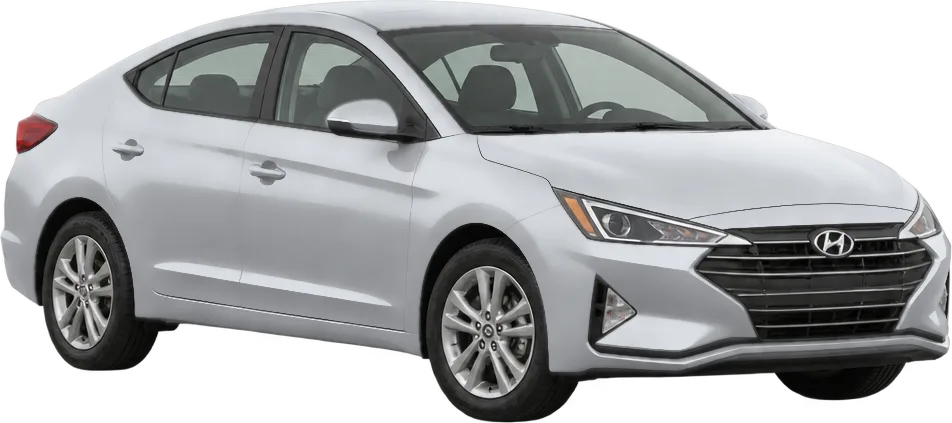 Hyundai Elantra 2020 front three-quarter view