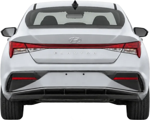 Hyundai Elantra 2026 rear view
