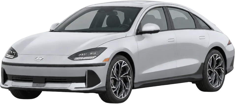 Hyundai Ioniq 6 2026 front three-quarter view