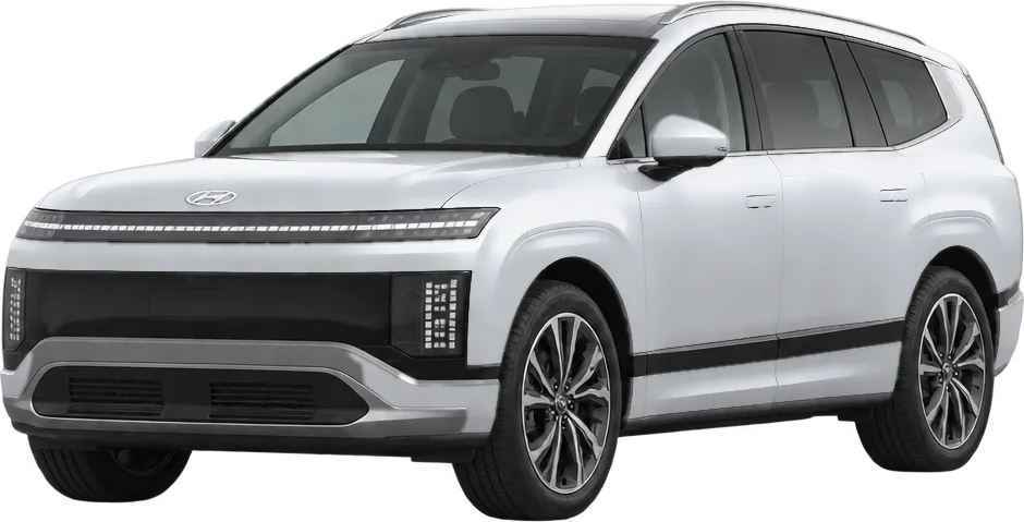 Hyundai Ioniq 9 2026 front three-quarter view