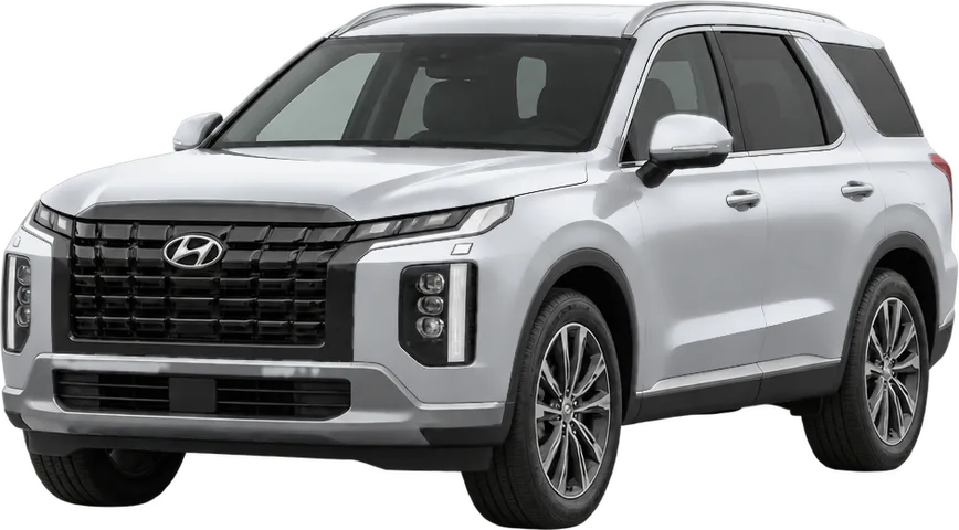 Hyundai Palisade 2026 front three-quarter view