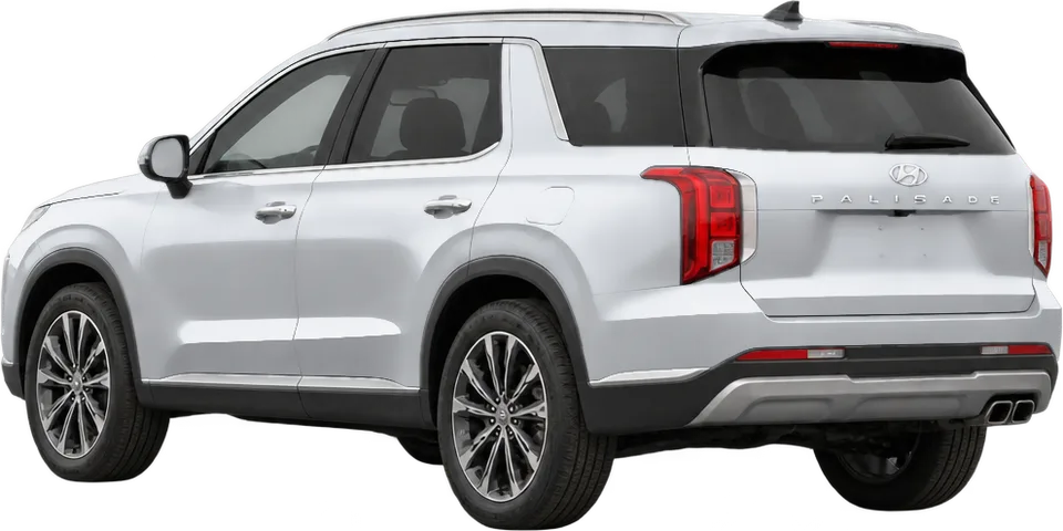 Hyundai Palisade 2026 rear three-quarter view