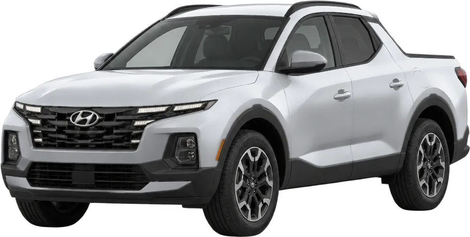 Hyundai Santa Cruz 2026 front three-quarter view