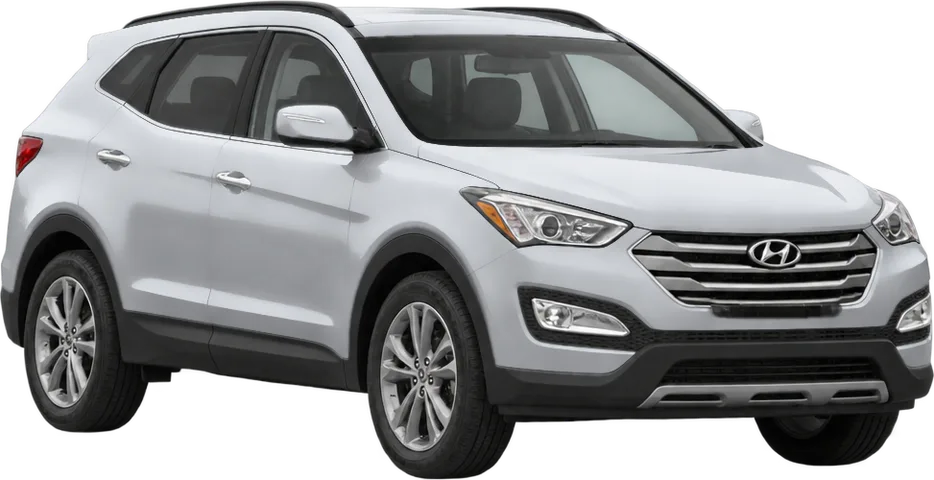Hyundai Santa Fe 2018 front three-quarter view