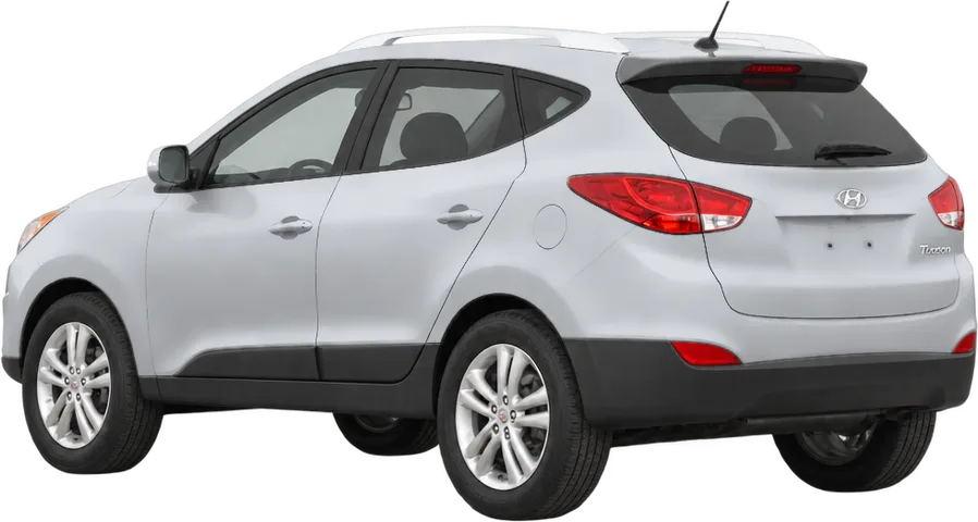 Hyundai Tucson 2015 rear three-quarter view