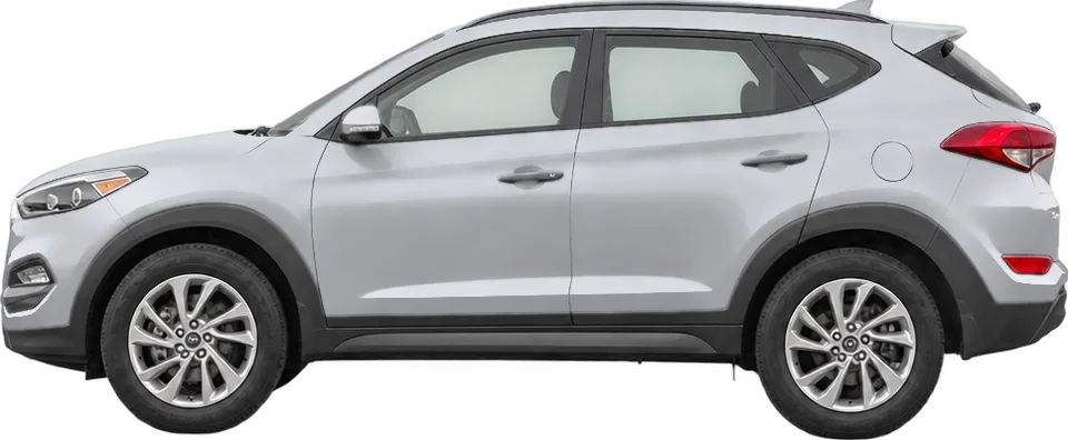 Hyundai Tucson 2021 side view