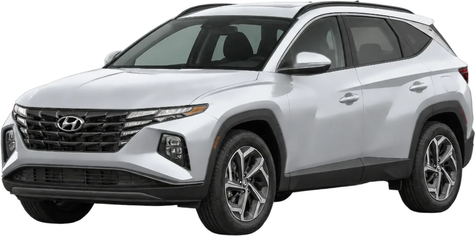 Hyundai Tucson 2026 front three-quarter view