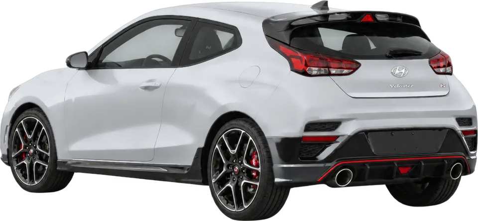 Hyundai Veloster 2022 rear three-quarter view