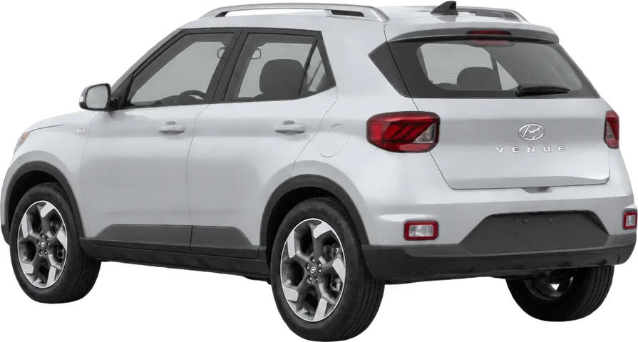 Hyundai Venue 2026 rear three-quarter view