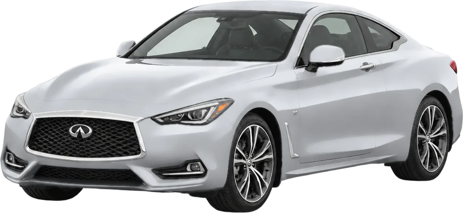 Infiniti Q60 2022 front three-quarter view