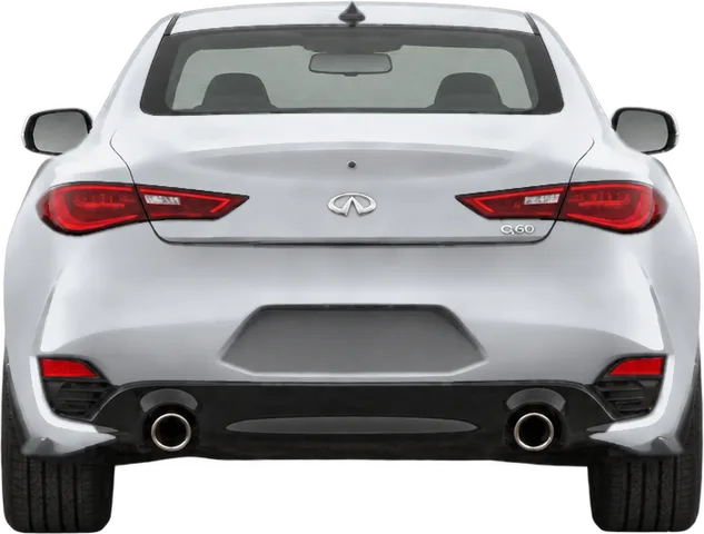 Infiniti Q60 2022 rear view