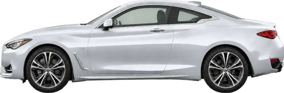 Infiniti Q60 2022 side view