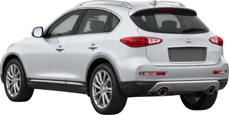 Infiniti QX50 2017 rear three-quarter view