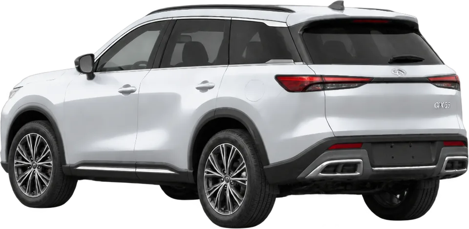 Infiniti QX65 2027 rear three-quarter view