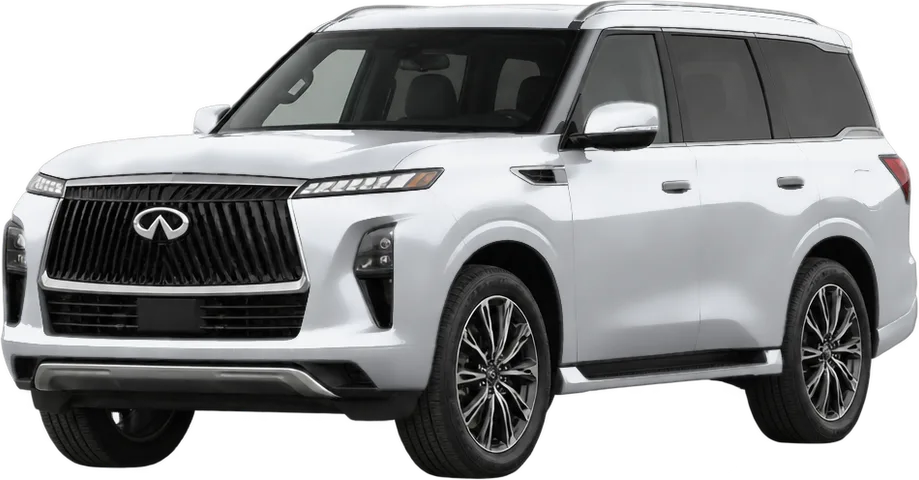 Infiniti QX80 2026 front three-quarter view