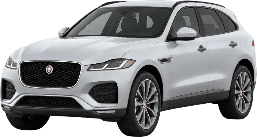Jaguar F-Pace 2026 front three-quarter view