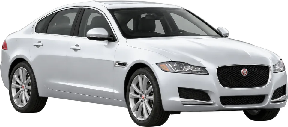 Jaguar XF 2024 front three-quarter view